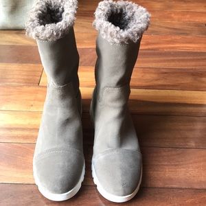 Sam Edelman Kaylie Brown Suede Winter Boot